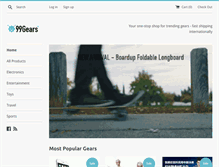 Tablet Screenshot of 99gears.com